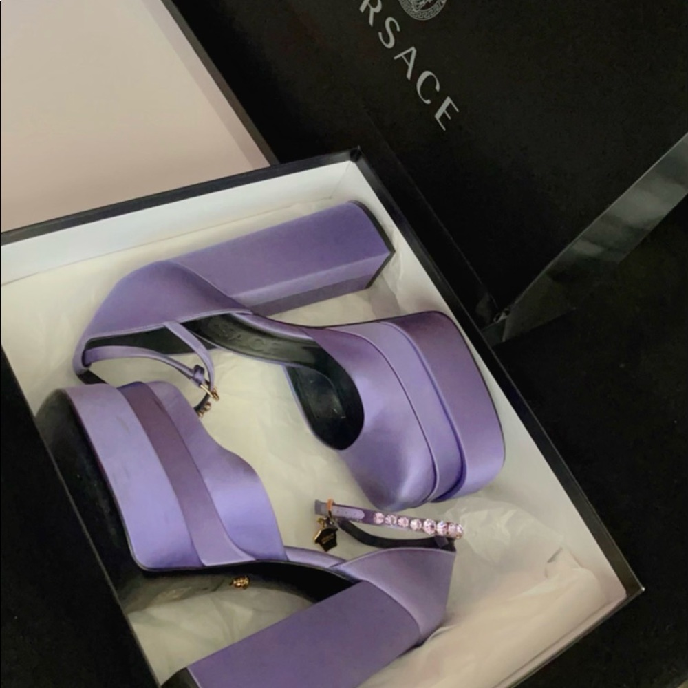 Versace Platform Heels - image 3